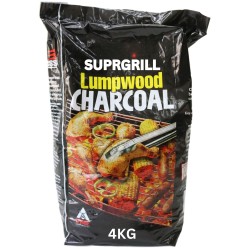 Supergrill BBQ Lumpwood Charcoal 4kg